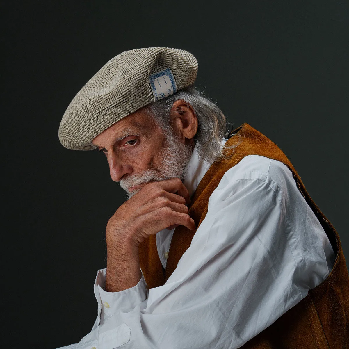 WIDE BERET - Natural sold by H.W. Dog & Co product image thumbnail 2