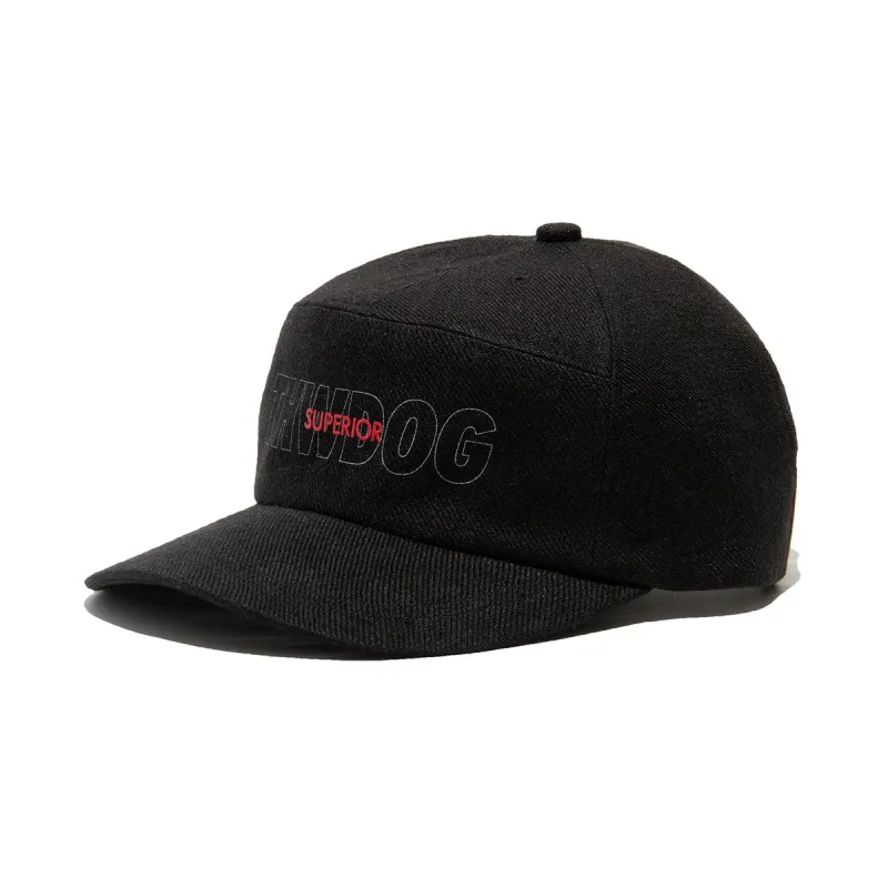 SHADOW WIDE CAP - Black made by H.W. Dog & Co