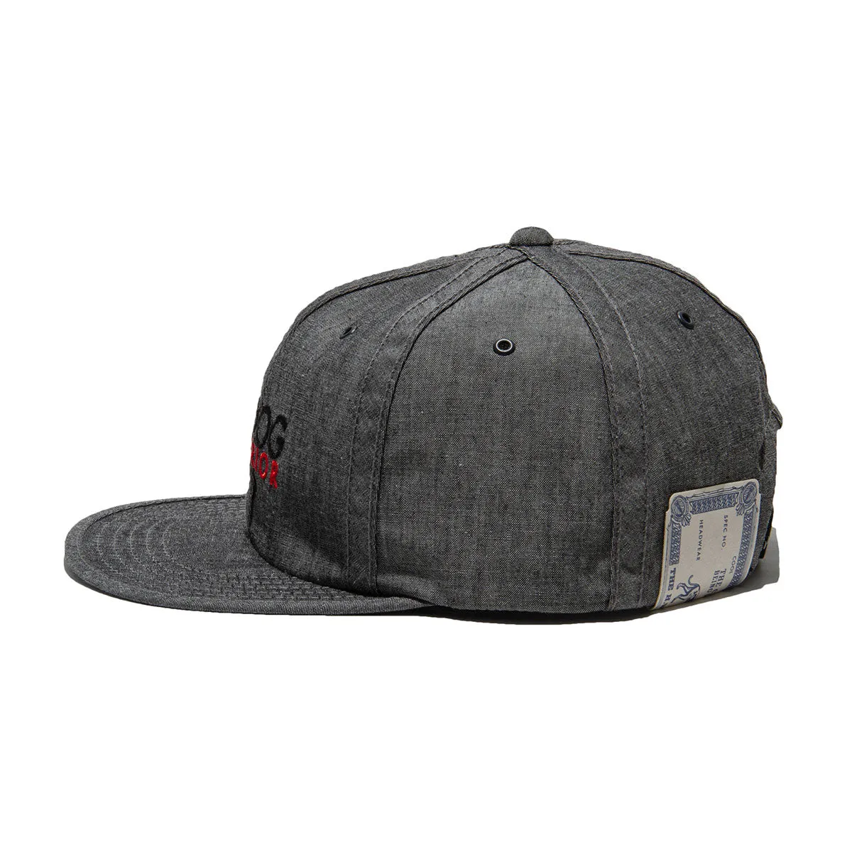 CHAMBRAY INSIDEOUT CAP - Gray sold by H.W. Dog & Co product image thumbnail 4