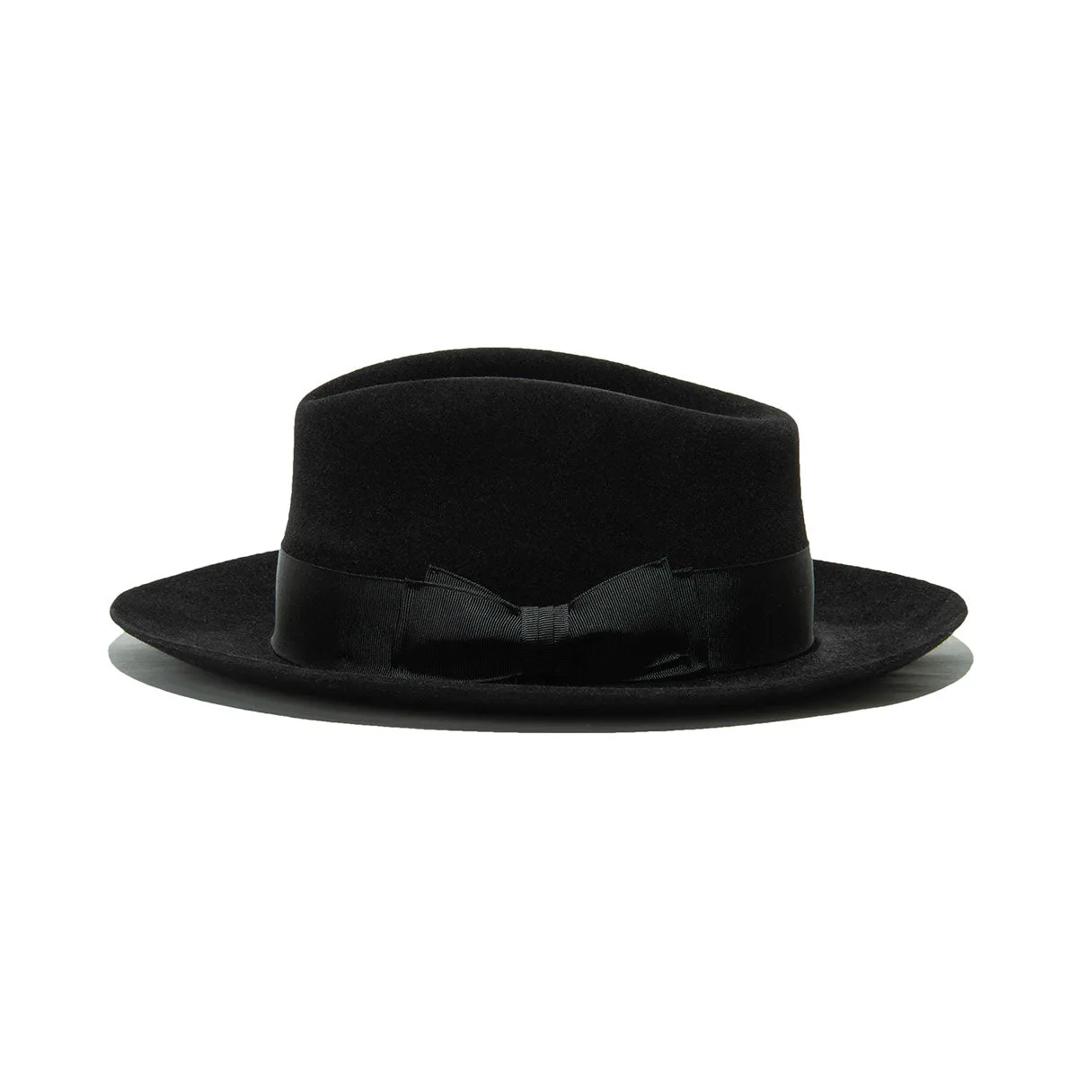 POLKAP RABBIT FUR FELT HAT - Black sold by H.W. Dog & Co product image thumbnail 4