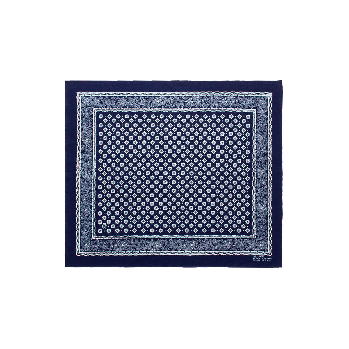 THE H.W.DOG&CO. ORIGINAL BANDANA - Paisley (Indigo 3) sold by H.W. Dog & Co