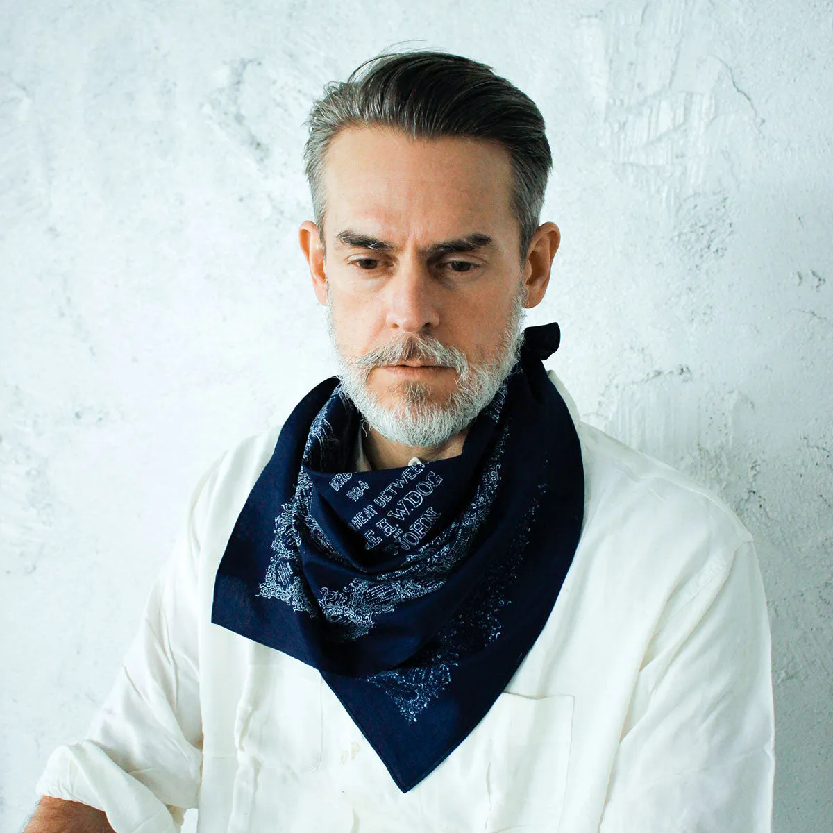 THE H.W.DOG&CO. ORIGINAL BANDANA - Horse (Indigo 2) sold by H.W. Dog & Co product image thumbnail 2