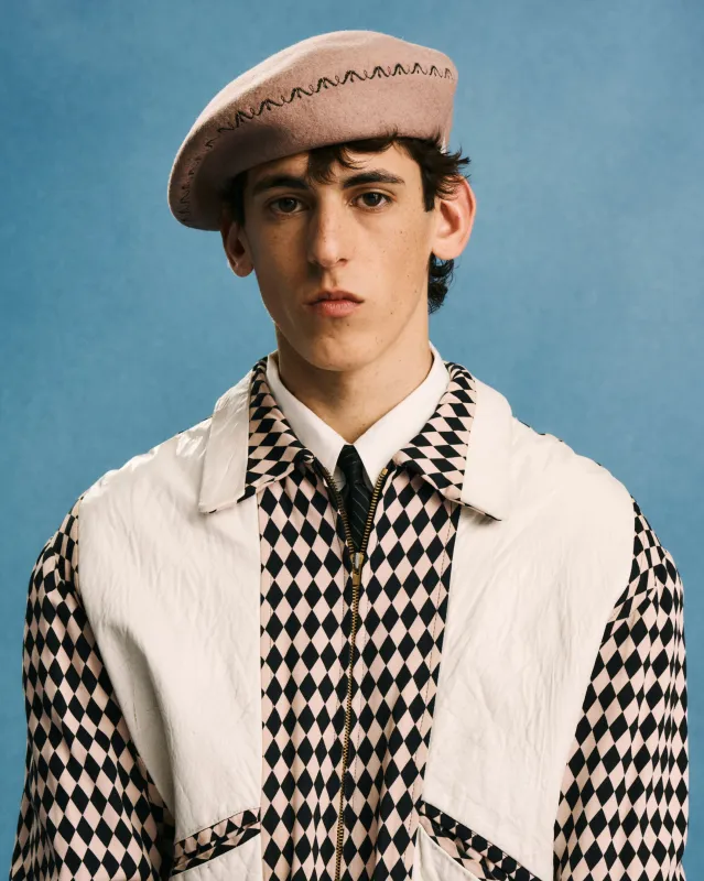 25AW COLLECTION - BERNINA PATTERN BERET sold by H.W. Dog & Co