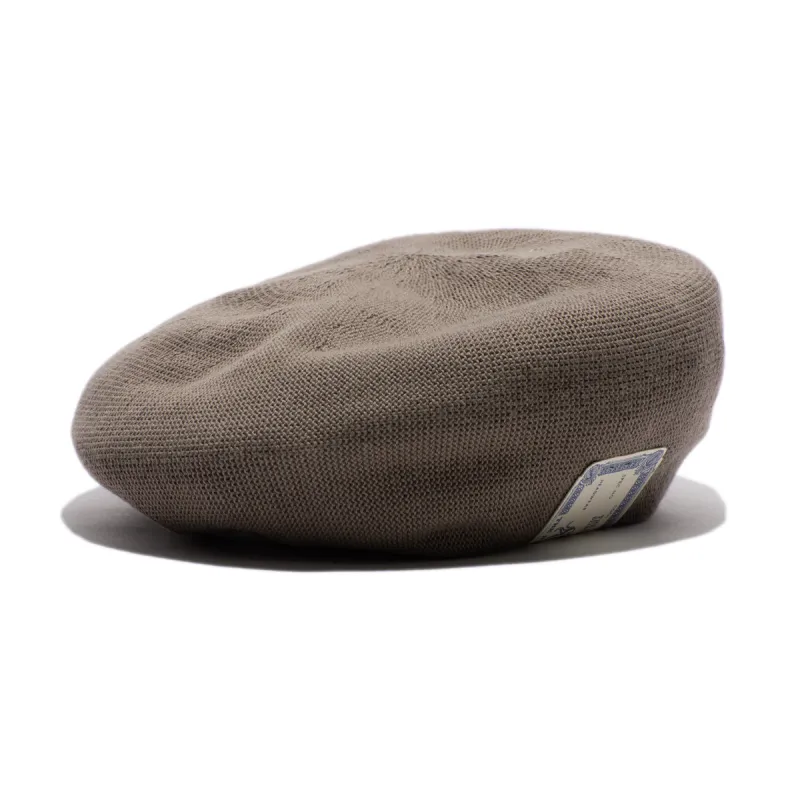 COTTON BIG BERET - Moca sold by H.W. Dog & Co