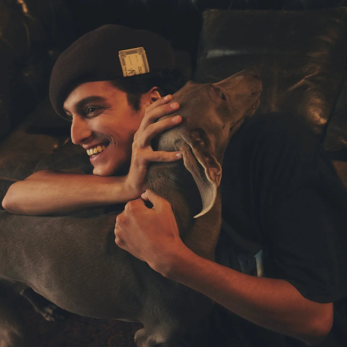 COTTON BIG BERET - Gray sold by H.W. Dog & Co product image thumbnail 3