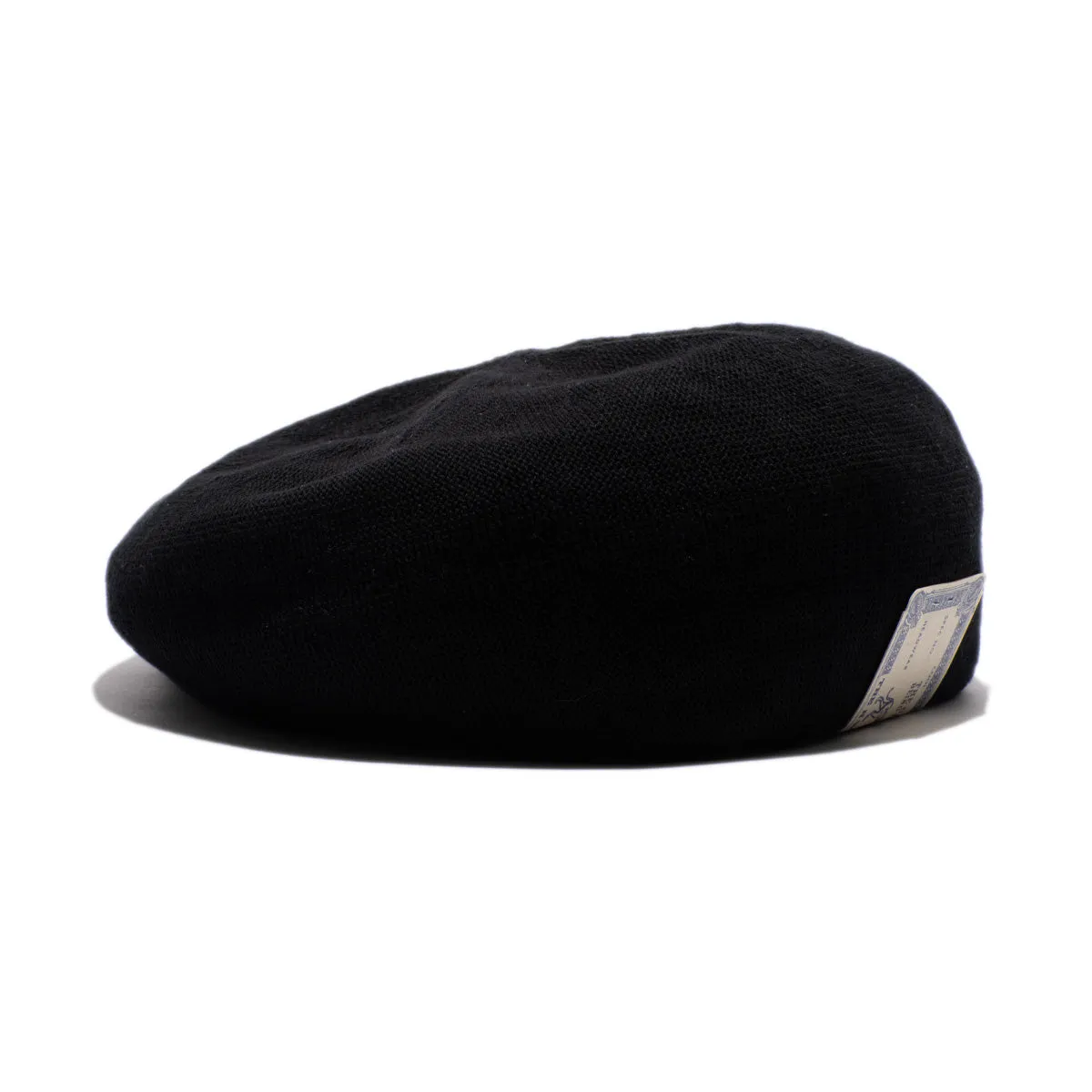 COTTON BIG BERET - Black sold by H.W. Dog & Co