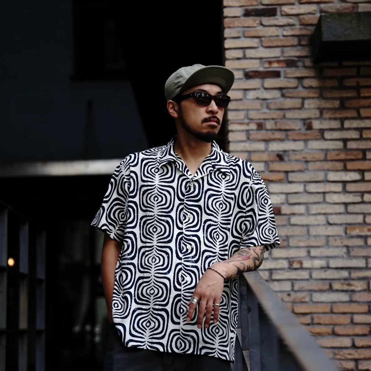 HERRINGBONE RAILROAD CAP sold by H.W. Dog & Co product image thumbnail 2