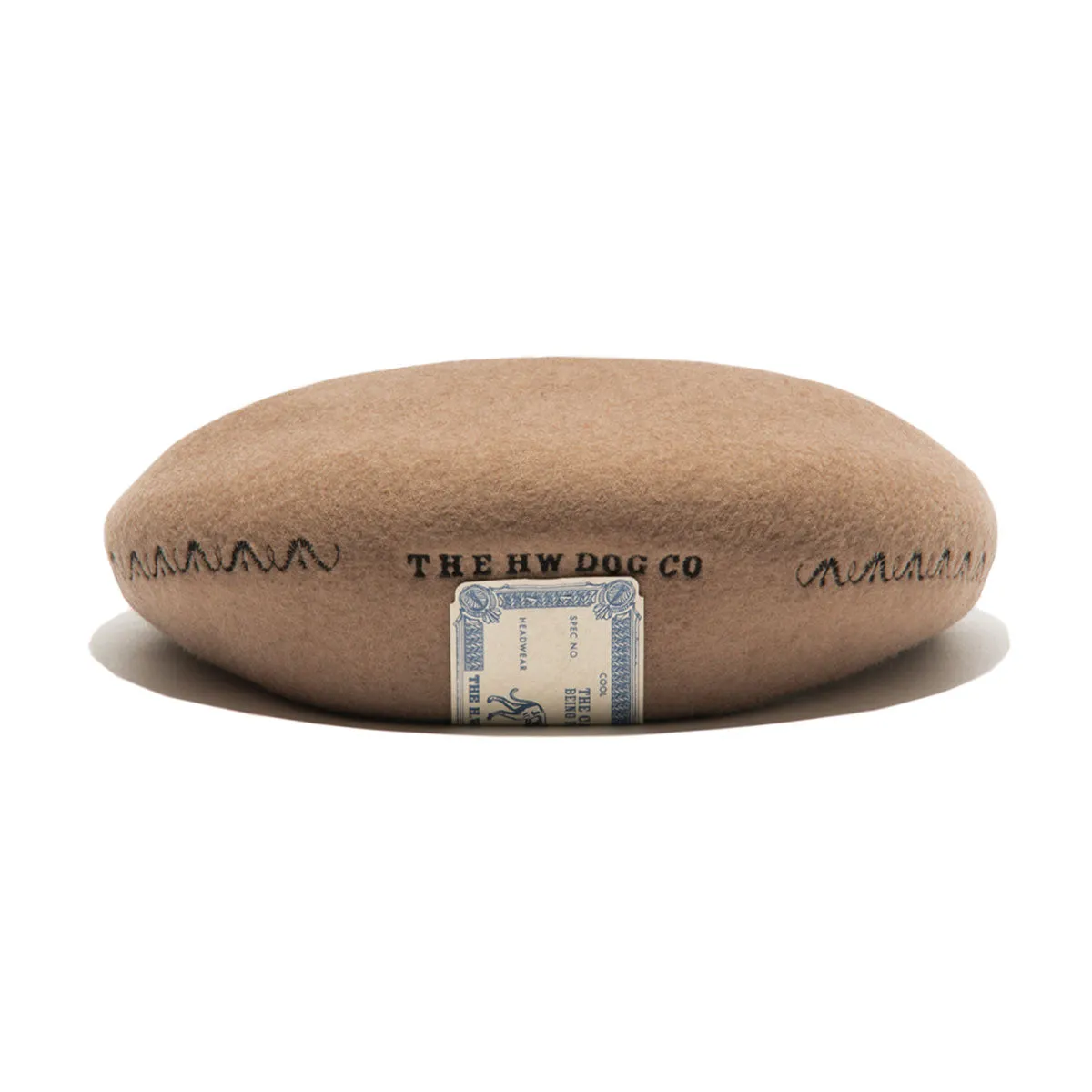 BERNINA PATTERN BERET - Beige sold by H.W. Dog & Co product image thumbnail 4