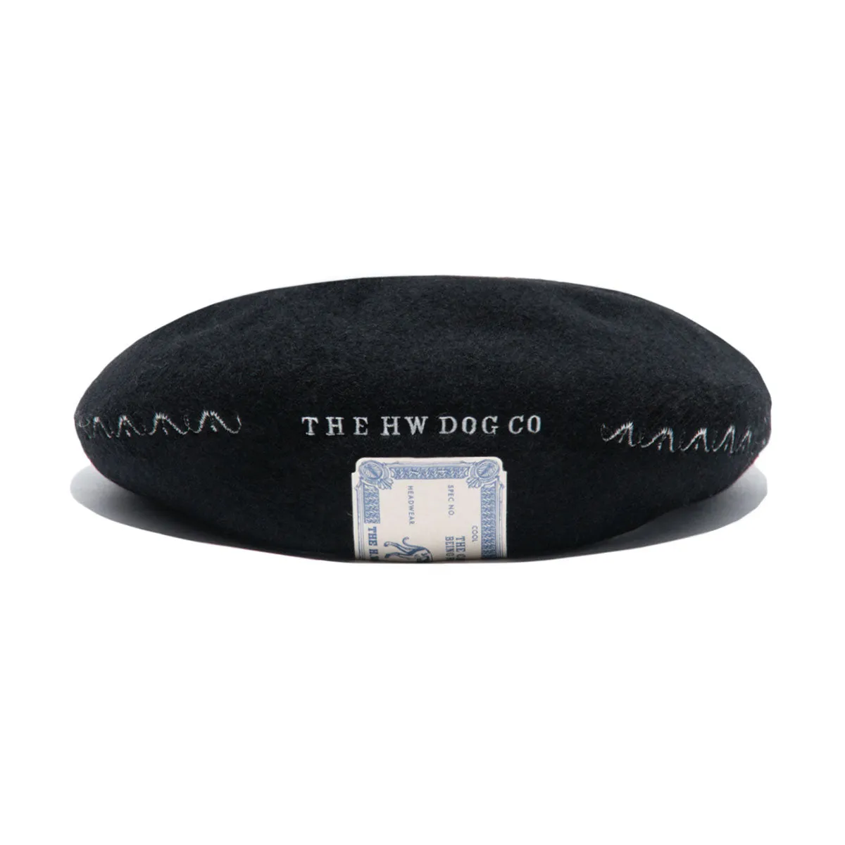 BERNINA PATTERN BERET - Black sold by H.W. Dog & Co product image thumbnail 4