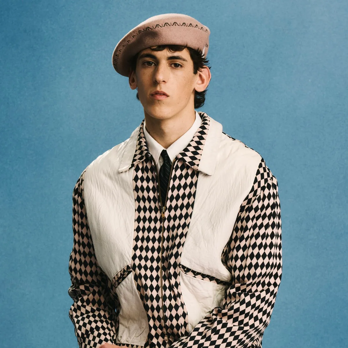 BERNINA PATTERN BERET - Black sold by H.W. Dog & Co product image thumbnail 2