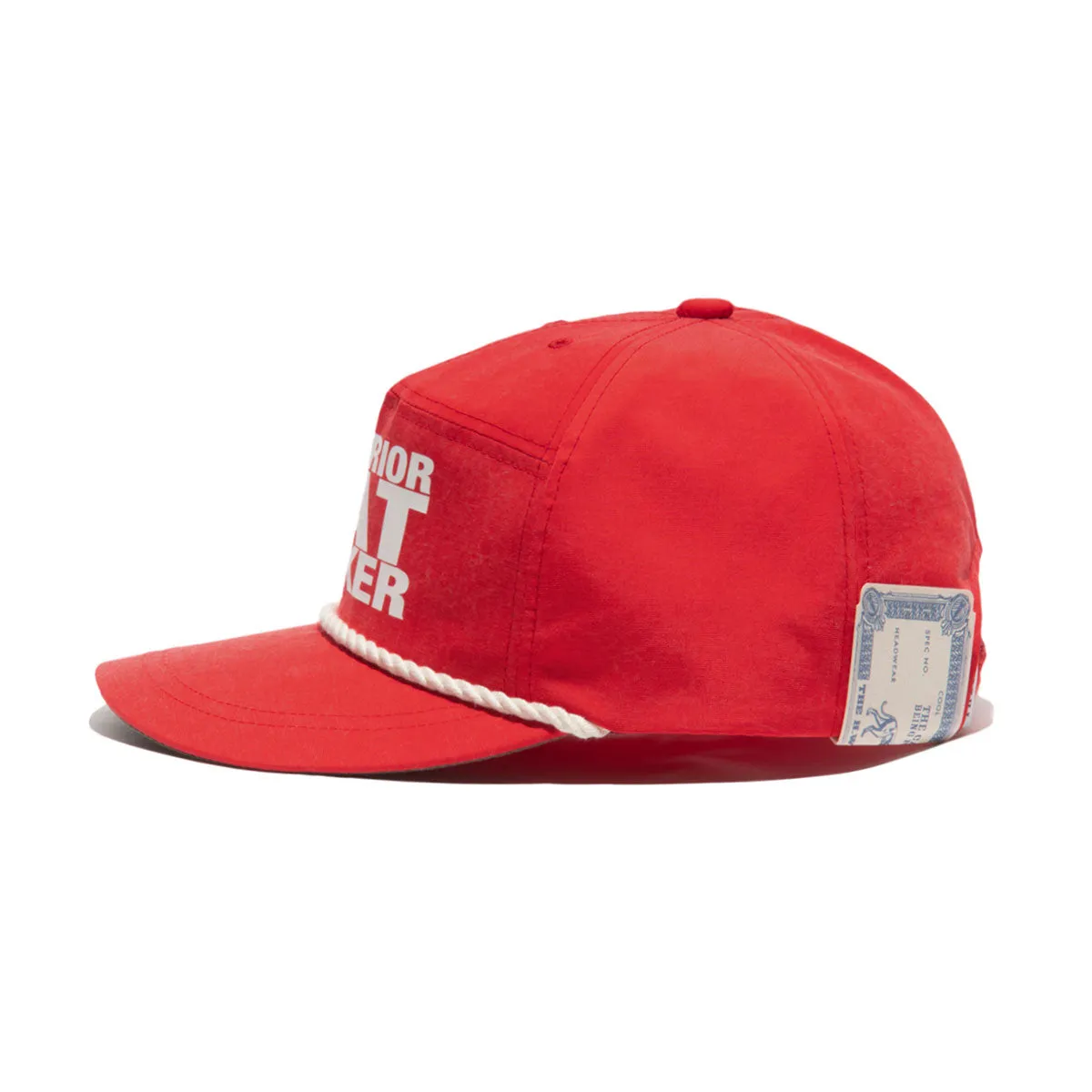 SQUARE CAP - Red sold by H.W. Dog & Co product image thumbnail 4