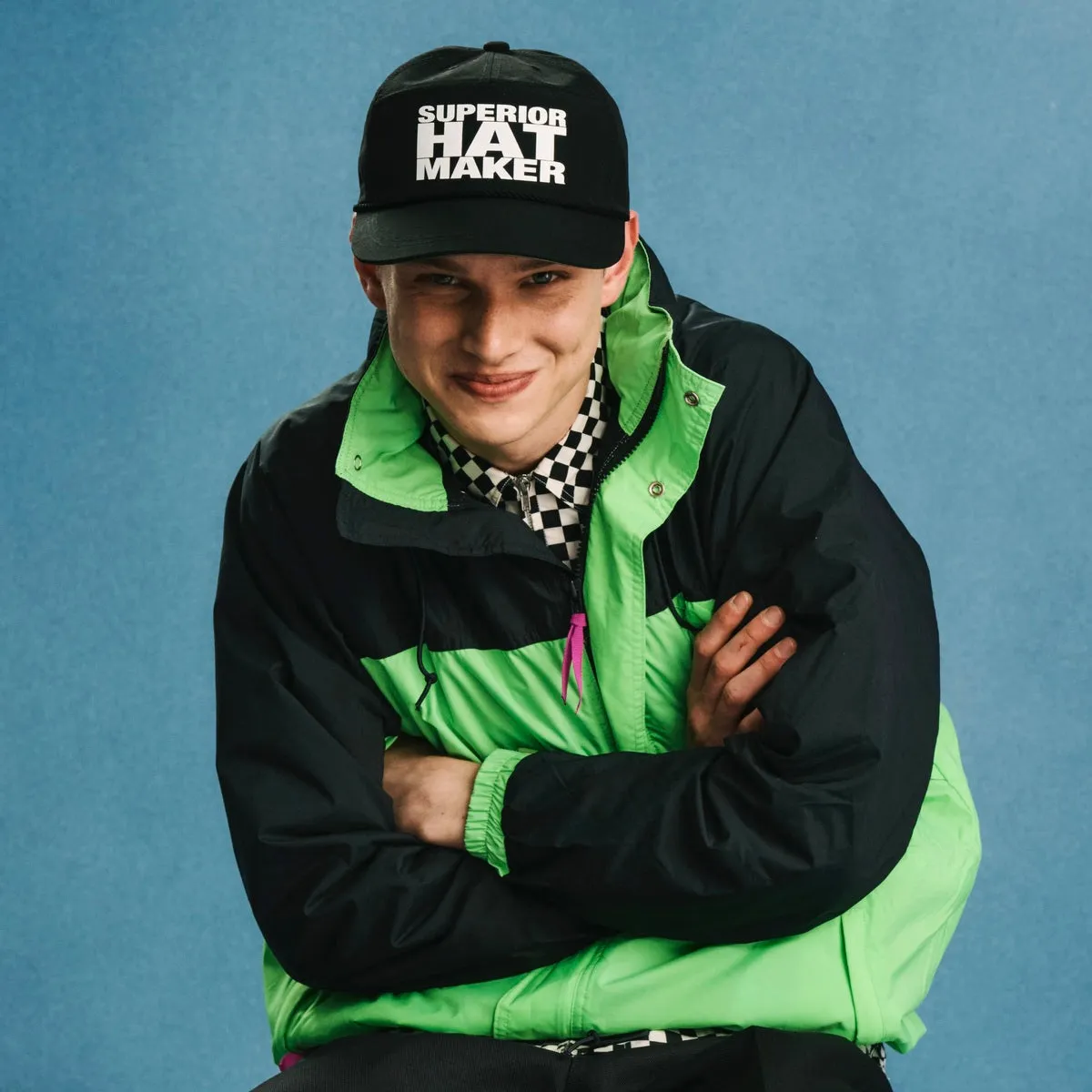 SQUARE CAP - Black sold by H.W. Dog & Co product image thumbnail 2