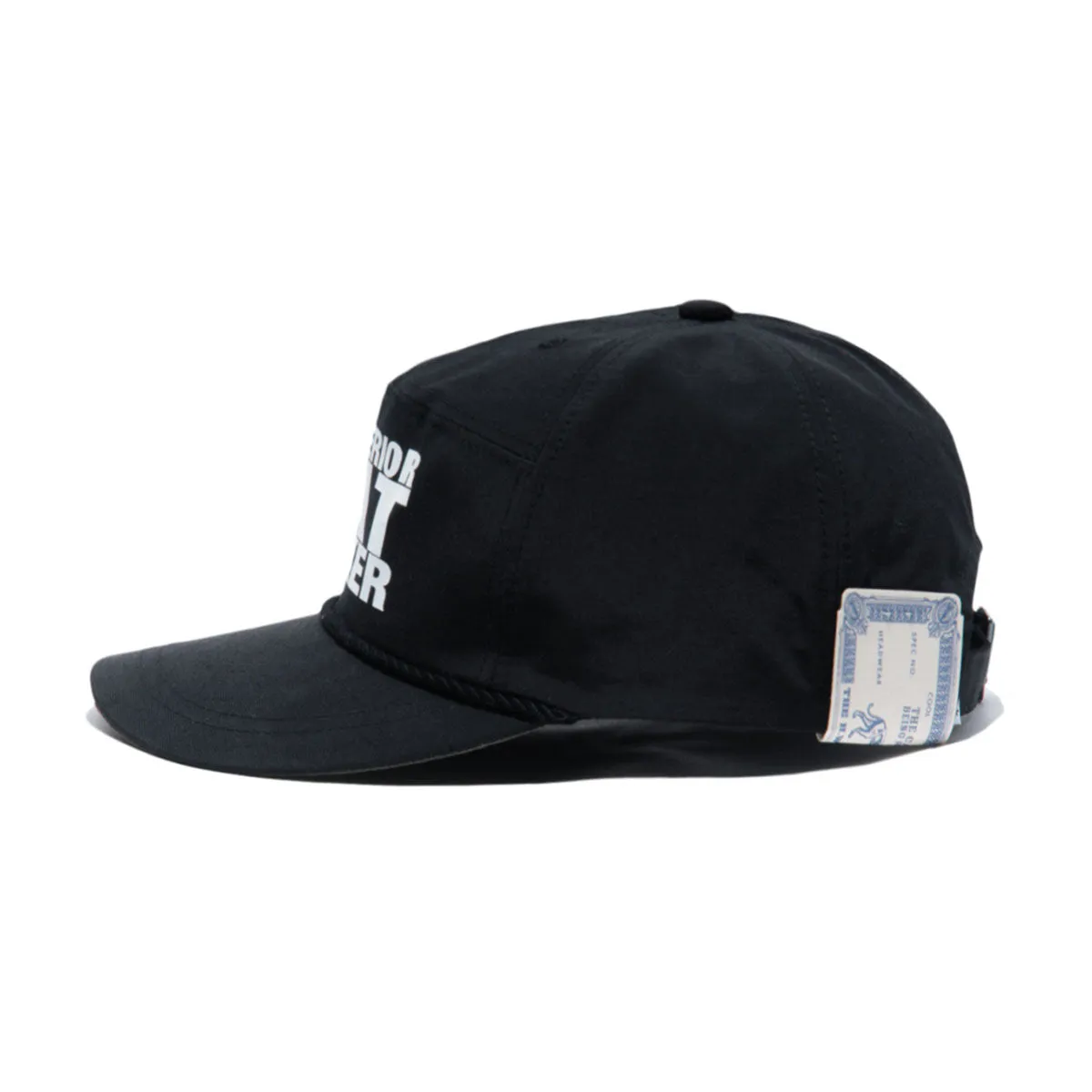 SQUARE CAP - Black sold by H.W. Dog & Co product image thumbnail 4