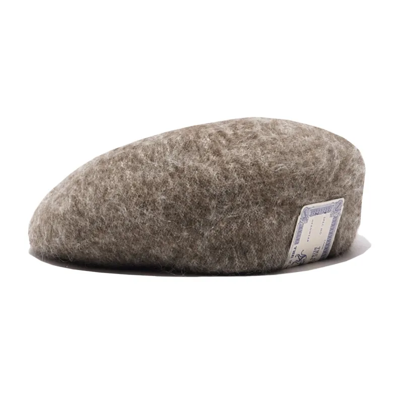 MOHAIR MIX BERET - Beige sold by H.W. Dog & Co