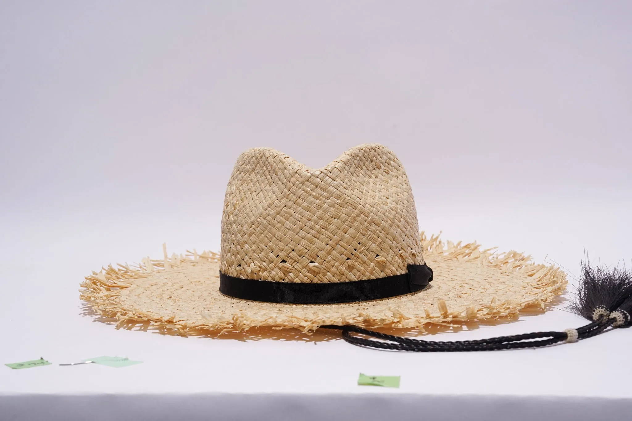 26SS COLLECTION - RAW EDGE RAFFIA HAT sold by H.W. Dog & Co product image thumbnail 5
