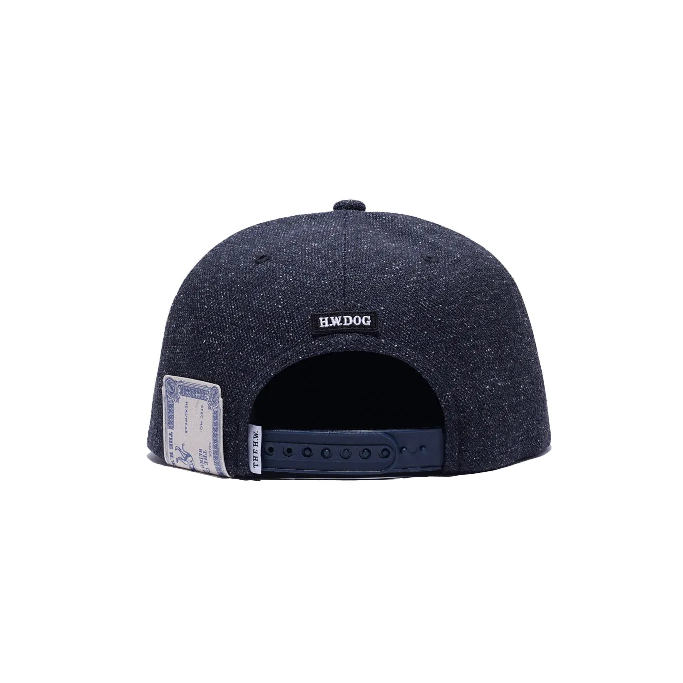 SNAPBACK BOX CAP - Navy sold by H.W. Dog & Co product image thumbnail 5