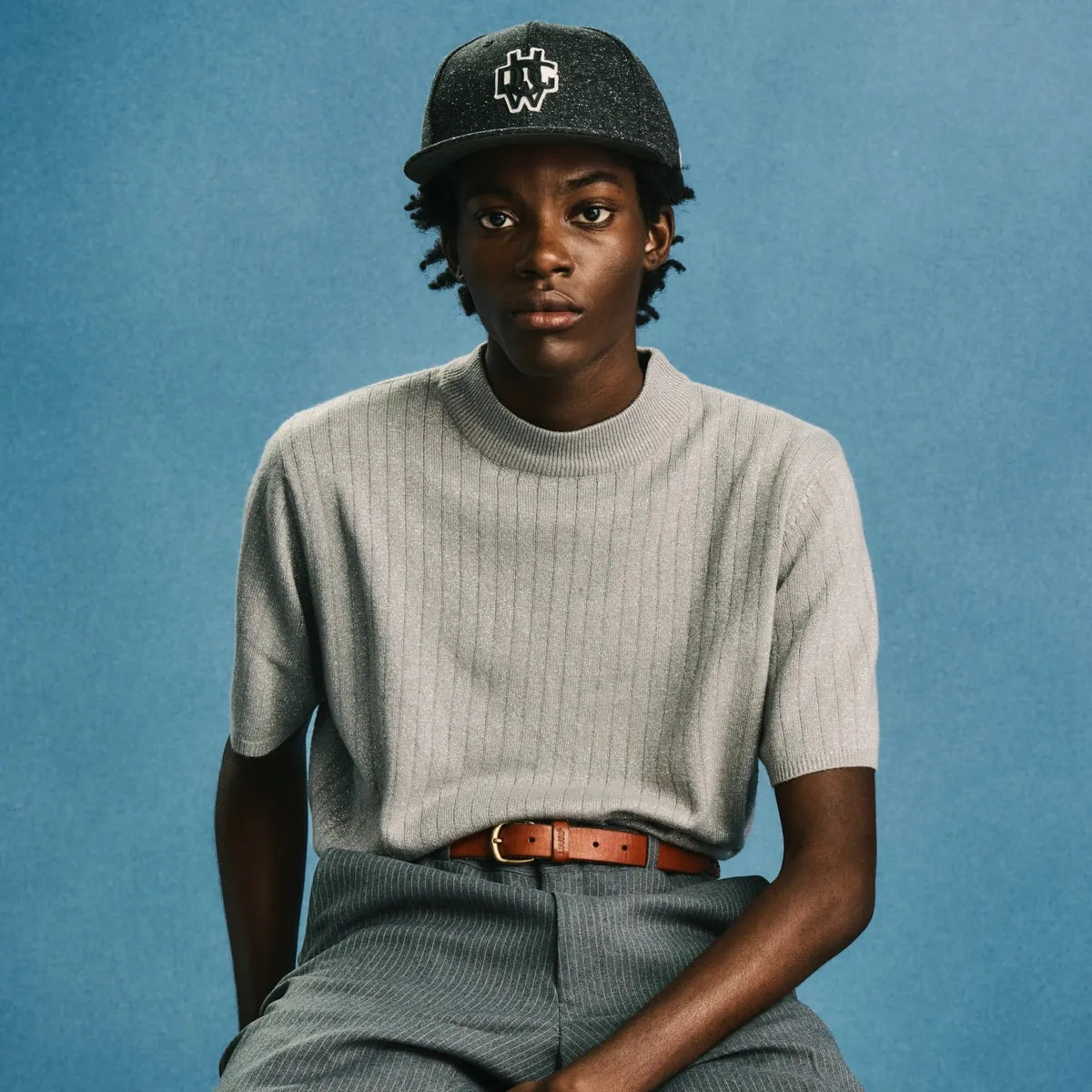 SNAPBACK BOX CAP - Navy sold by H.W. Dog & Co product image thumbnail 2