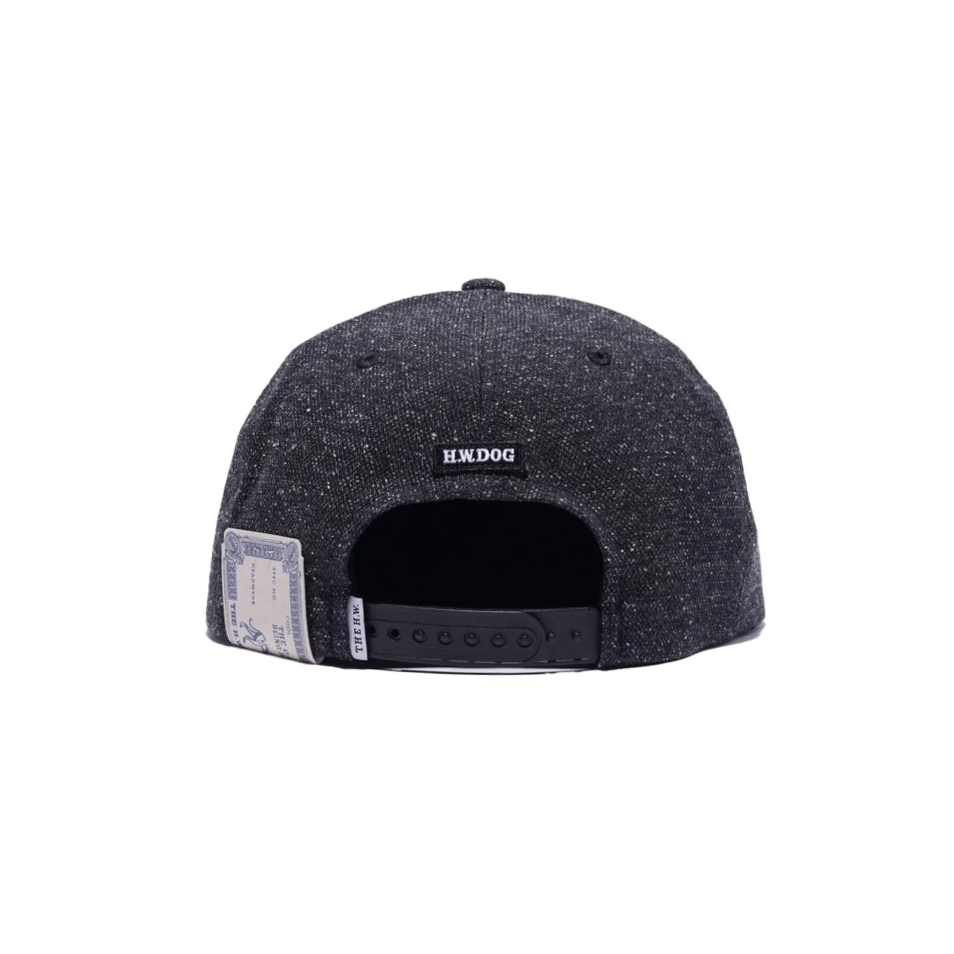 SNAPBACK BOX CAP - Black sold by H.W. Dog & Co product image thumbnail 5