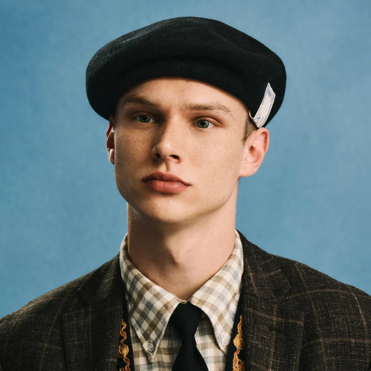 SMALL BERET - Black sold by H.W. Dog & Co product image thumbnail 2