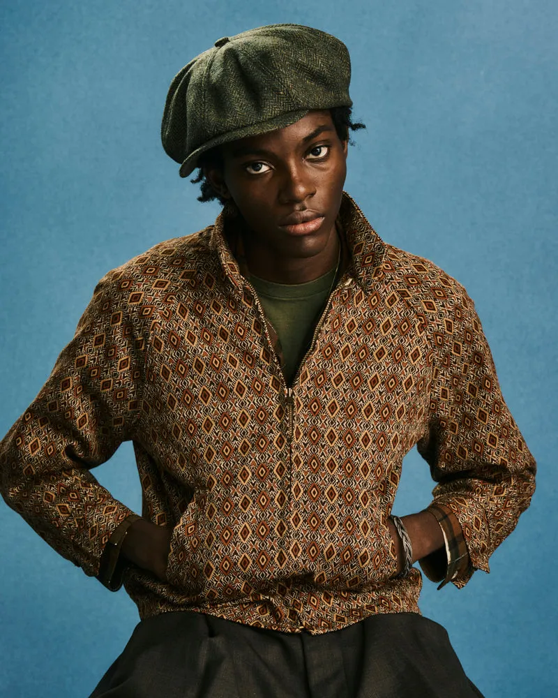 PEAKY CAP - Olive sold by H.W. Dog & Co product image thumbnail 2