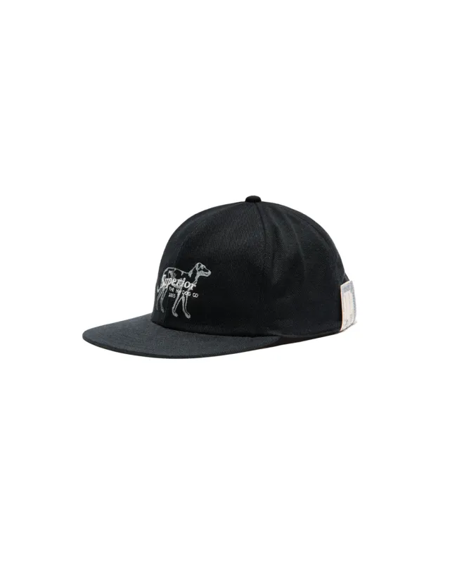 SUPERIOR DOG BASEBALL CAP - Black made by H.W. Dog & Co