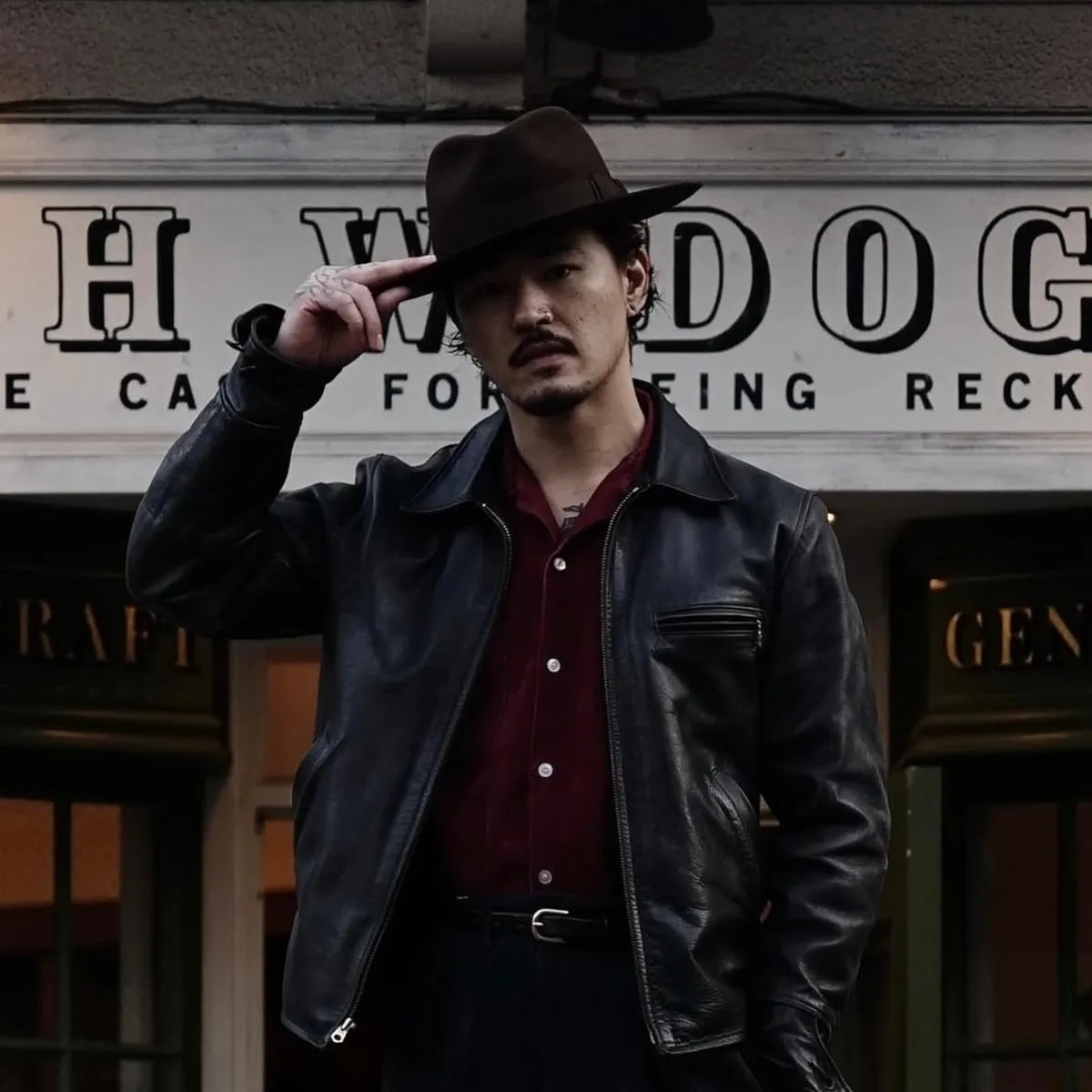 NEW TEARDROP HAT - Brown sold by H.W. Dog & Co product image thumbnail 2