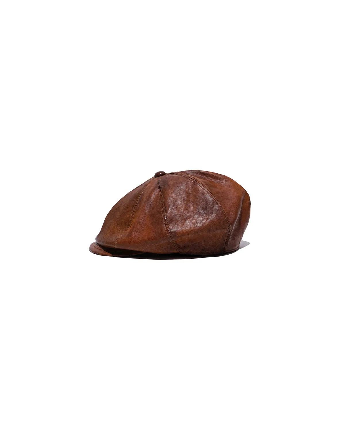 LEATHER PK CAP - Brown sold by H.W. Dog & Co product image thumbnail 4