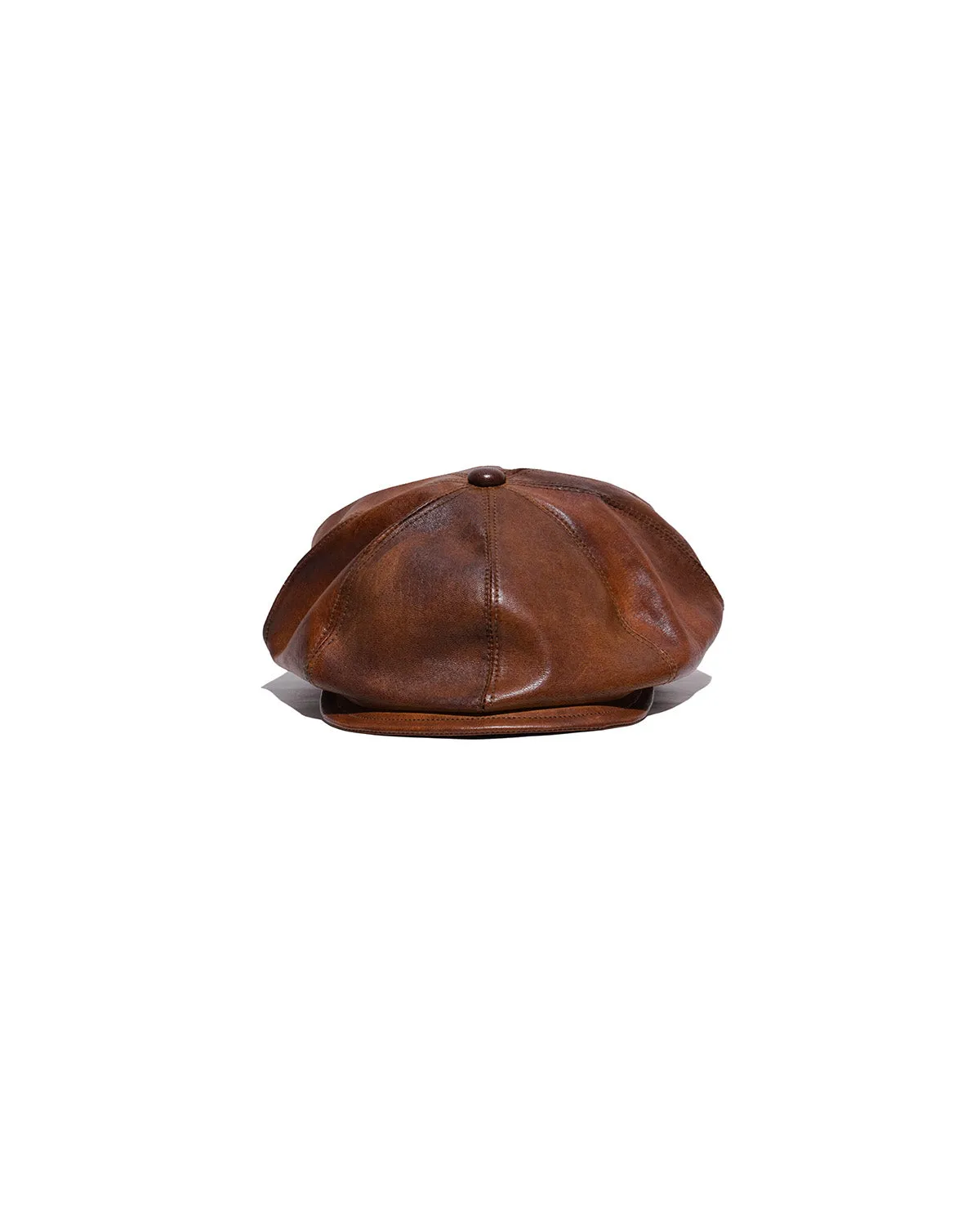 LEATHER PK CAP - Brown sold by H.W. Dog & Co product image thumbnail 3