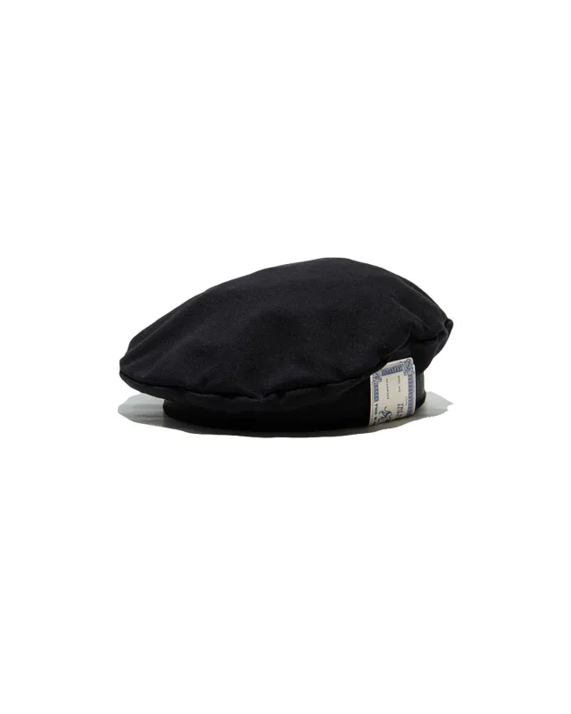 SWEAT DISK BERET - Black made by H.W. Dog & Co
