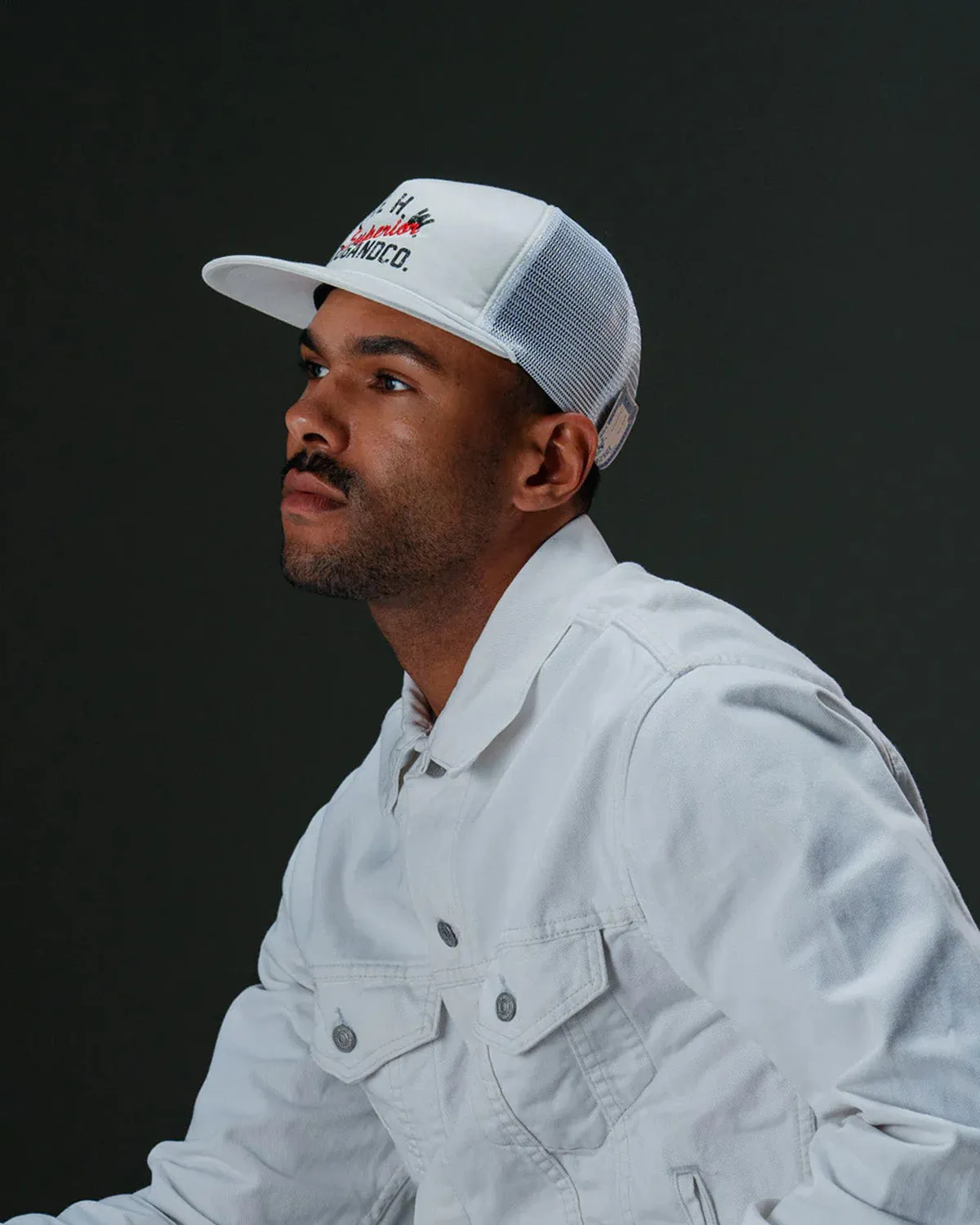 COTTON MESH CAP - Black sold by H.W. Dog & Co product image thumbnail 2