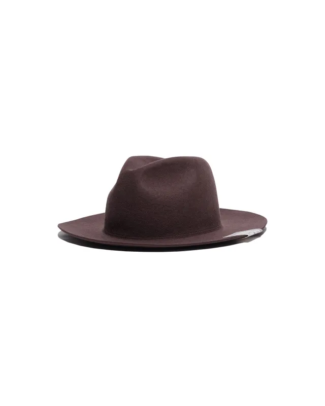 TRAVELERS HAT - Brown made by H.W. Dog & Co