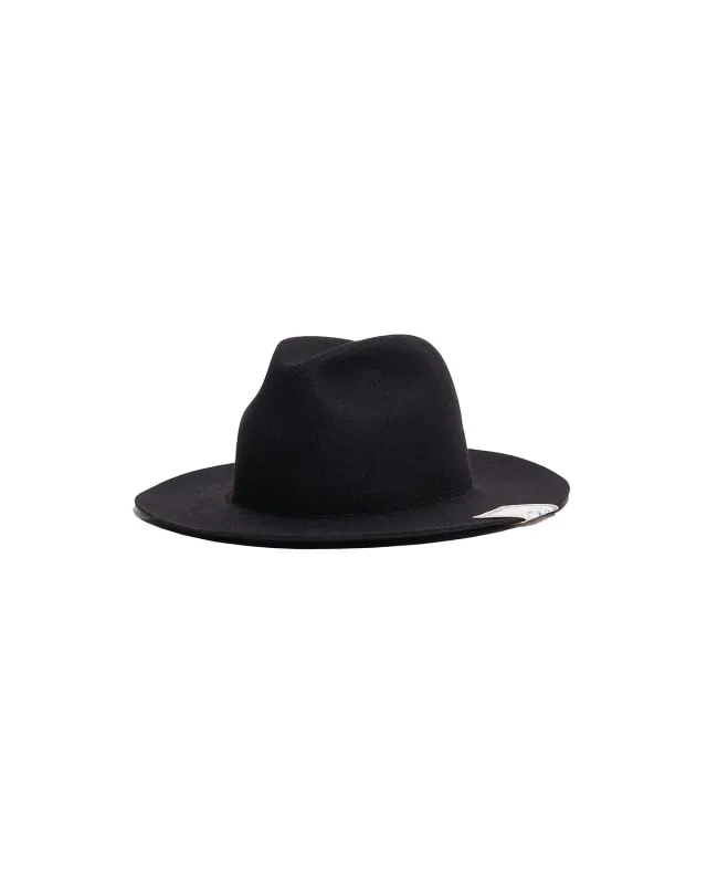 TRAVELERS RABBIT HAT - Black made by H.W. Dog & Co