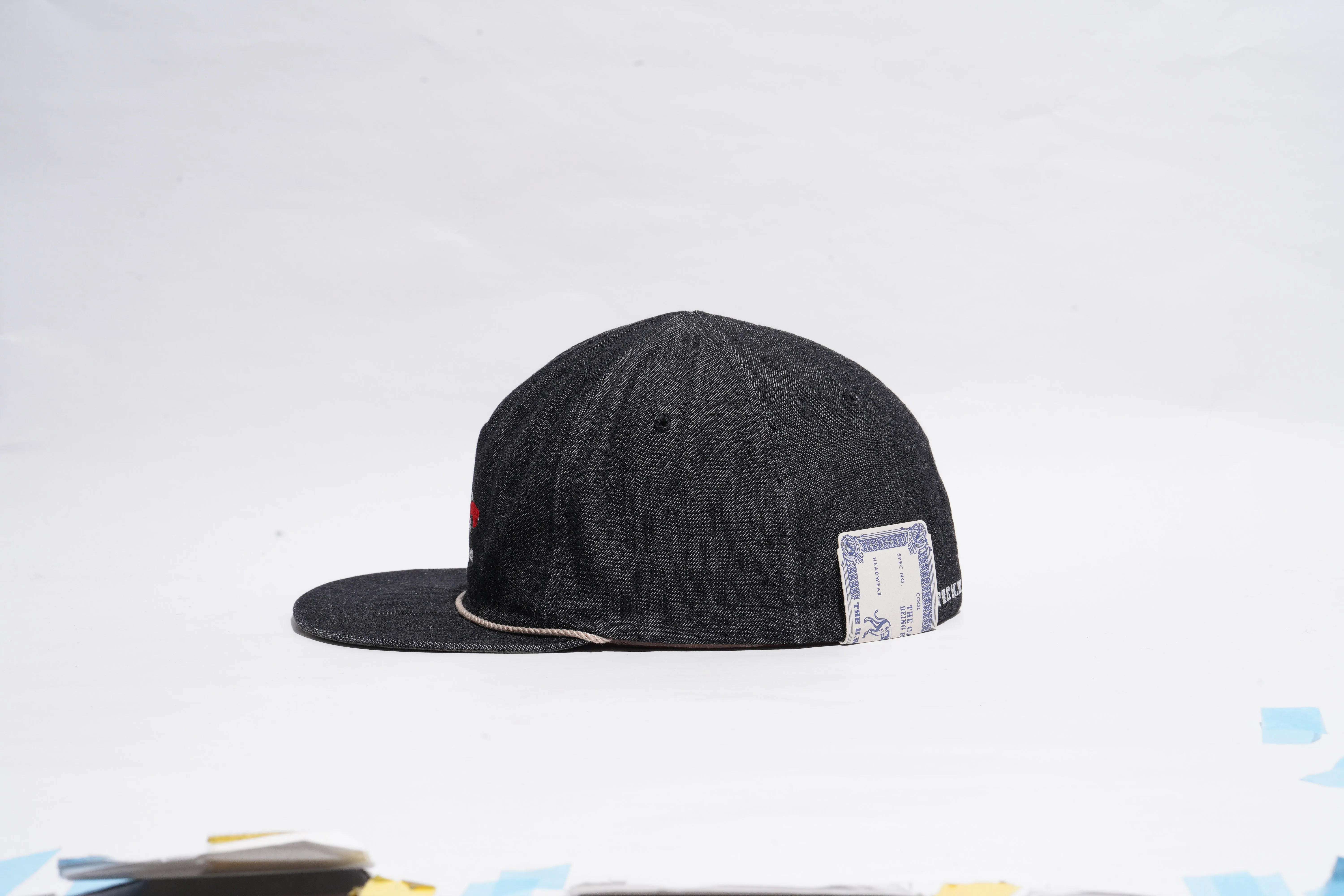 26AW COLLECTION - DENIM BIKERS CAP sold by H.W. Dog & Co product image thumbnail 5