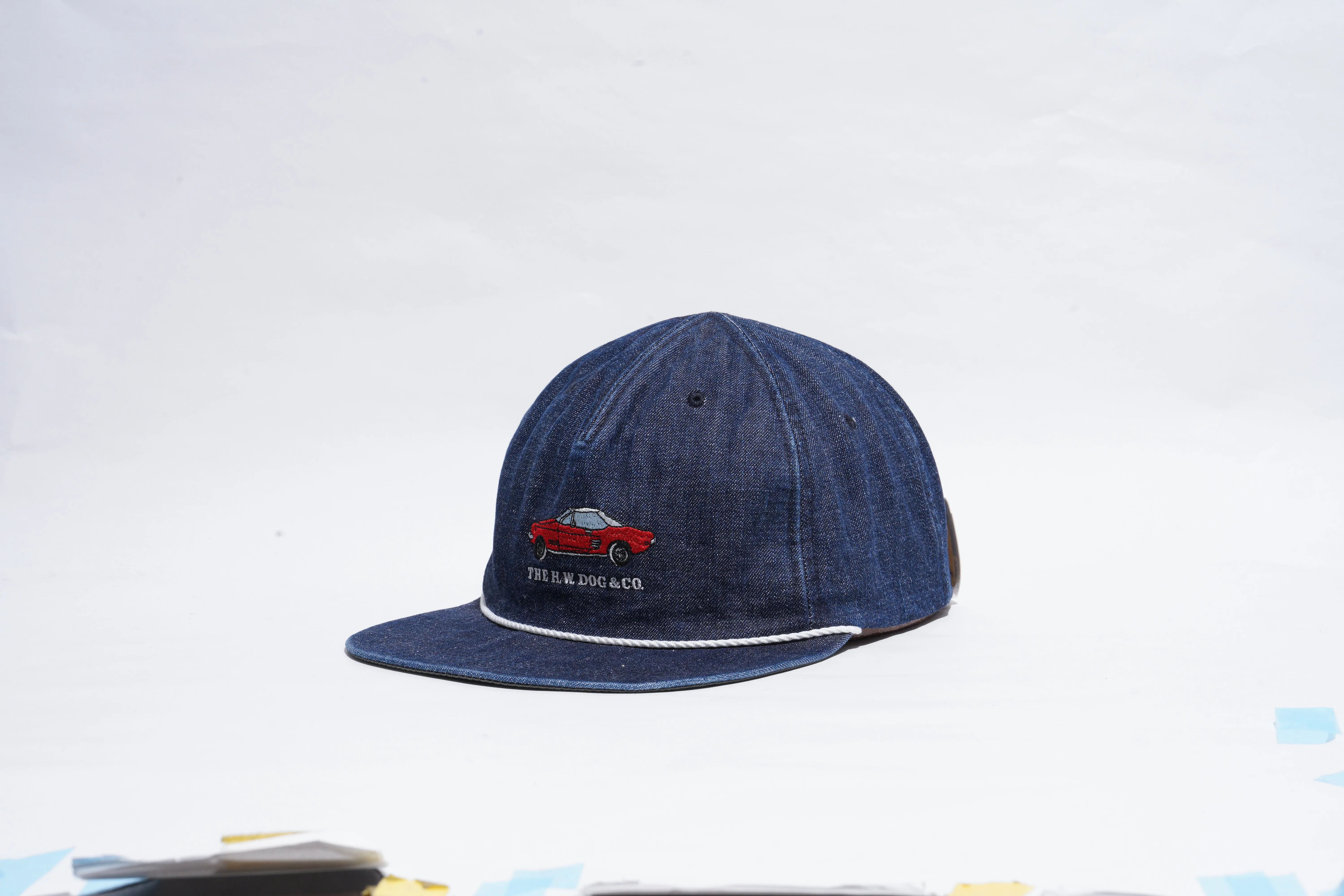 26AW COLLECTION - DENIM BIKERS CAP sold by H.W. Dog & Co product image thumbnail 2