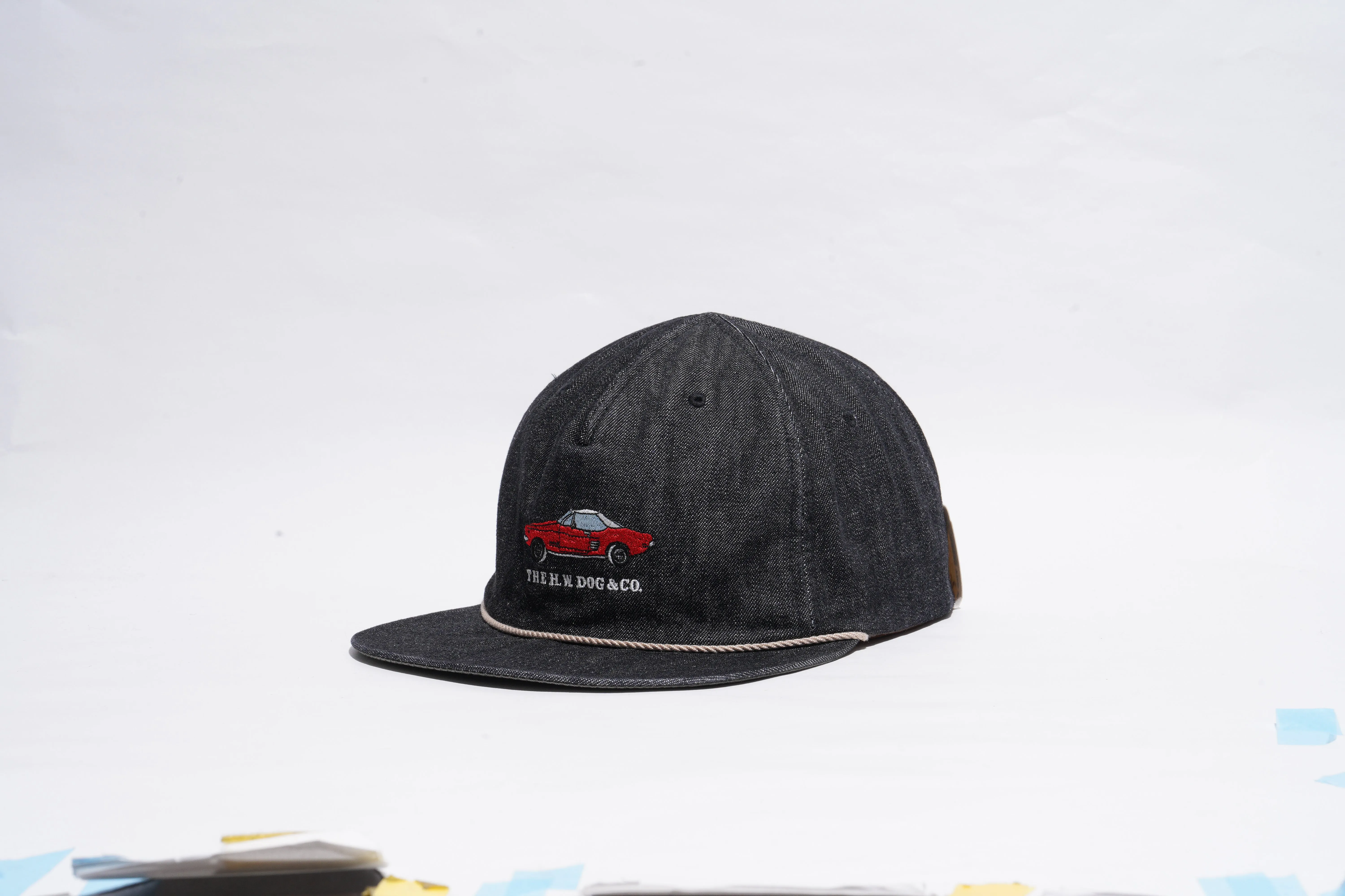 26AW COLLECTION - DENIM BIKERS CAP sold by H.W. Dog & Co