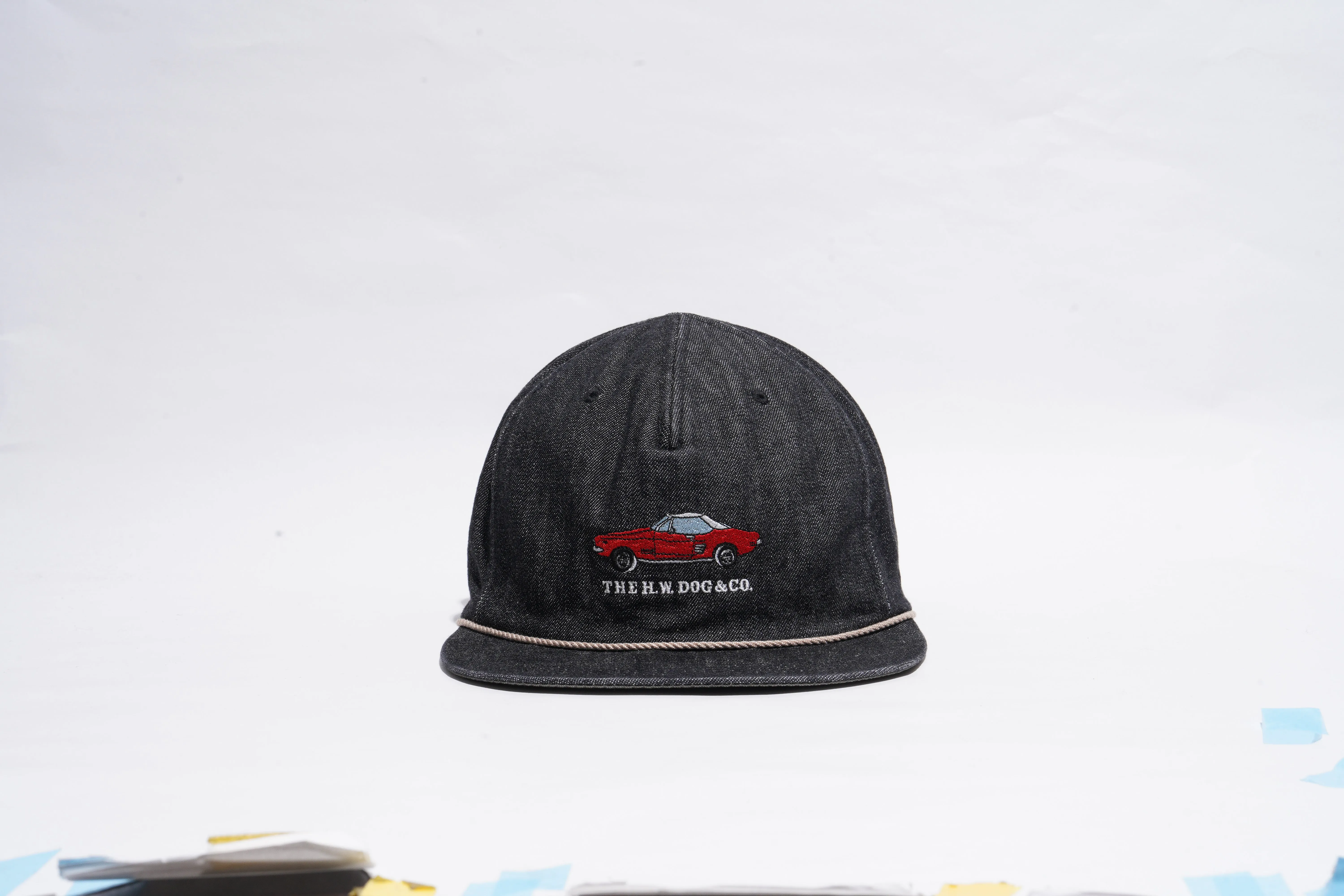 26AW COLLECTION - DENIM BIKERS CAP sold by H.W. Dog & Co product image thumbnail 4