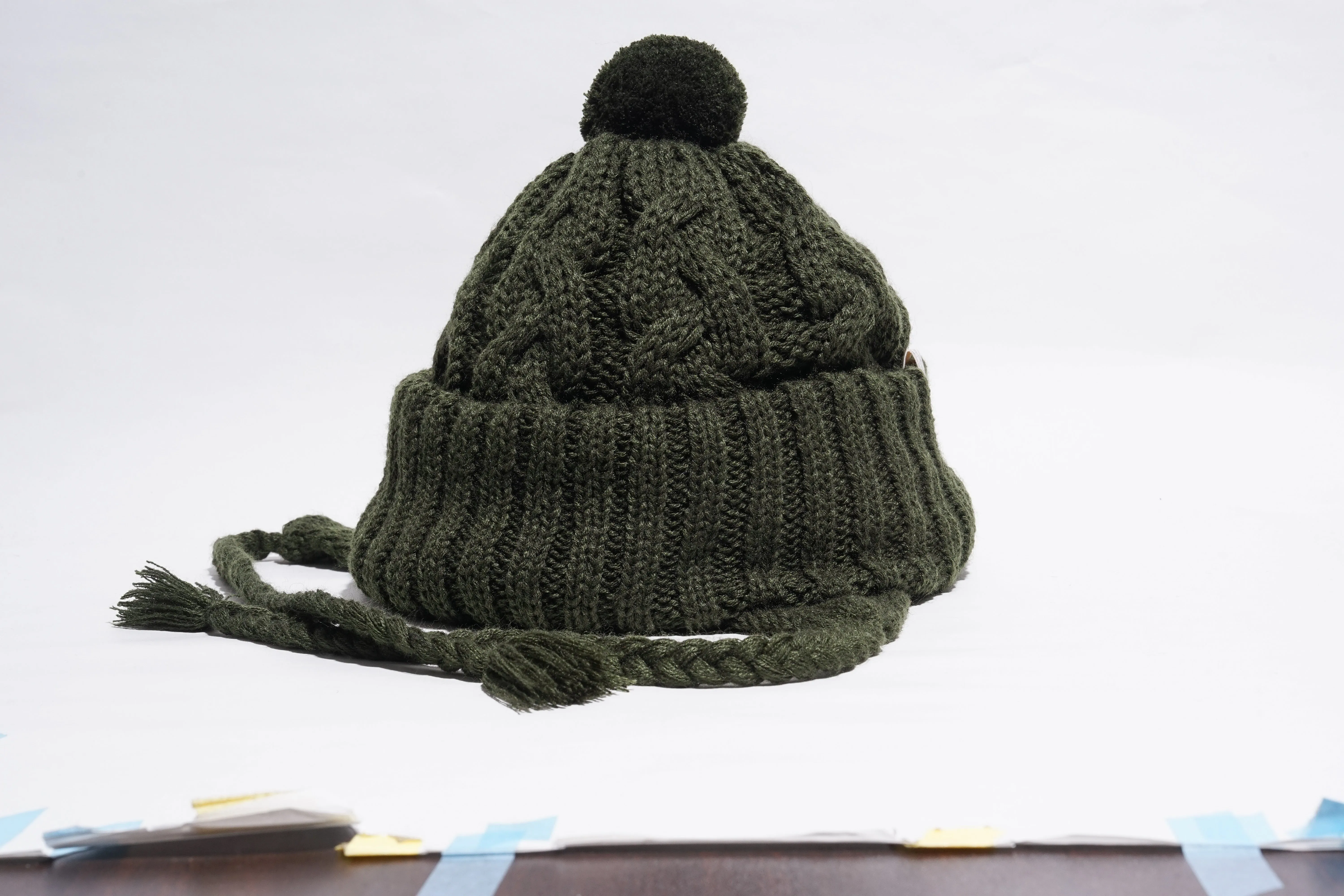 26AW COLLECTION - BIG CABLE EAR KNIT CAP sold by H.W. Dog & Co product image thumbnail 3
