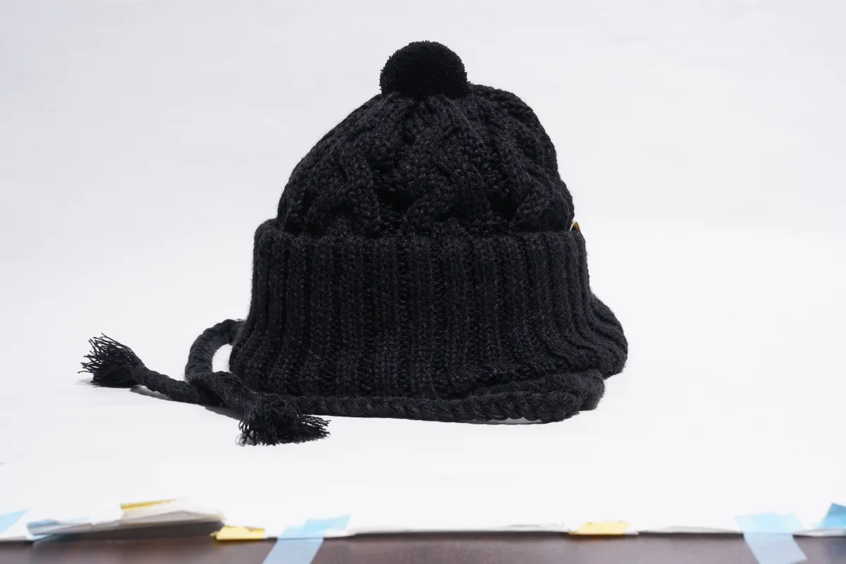 26AW COLLECTION - BIG CABLE EAR KNIT CAP made by H.W. Dog & Co
