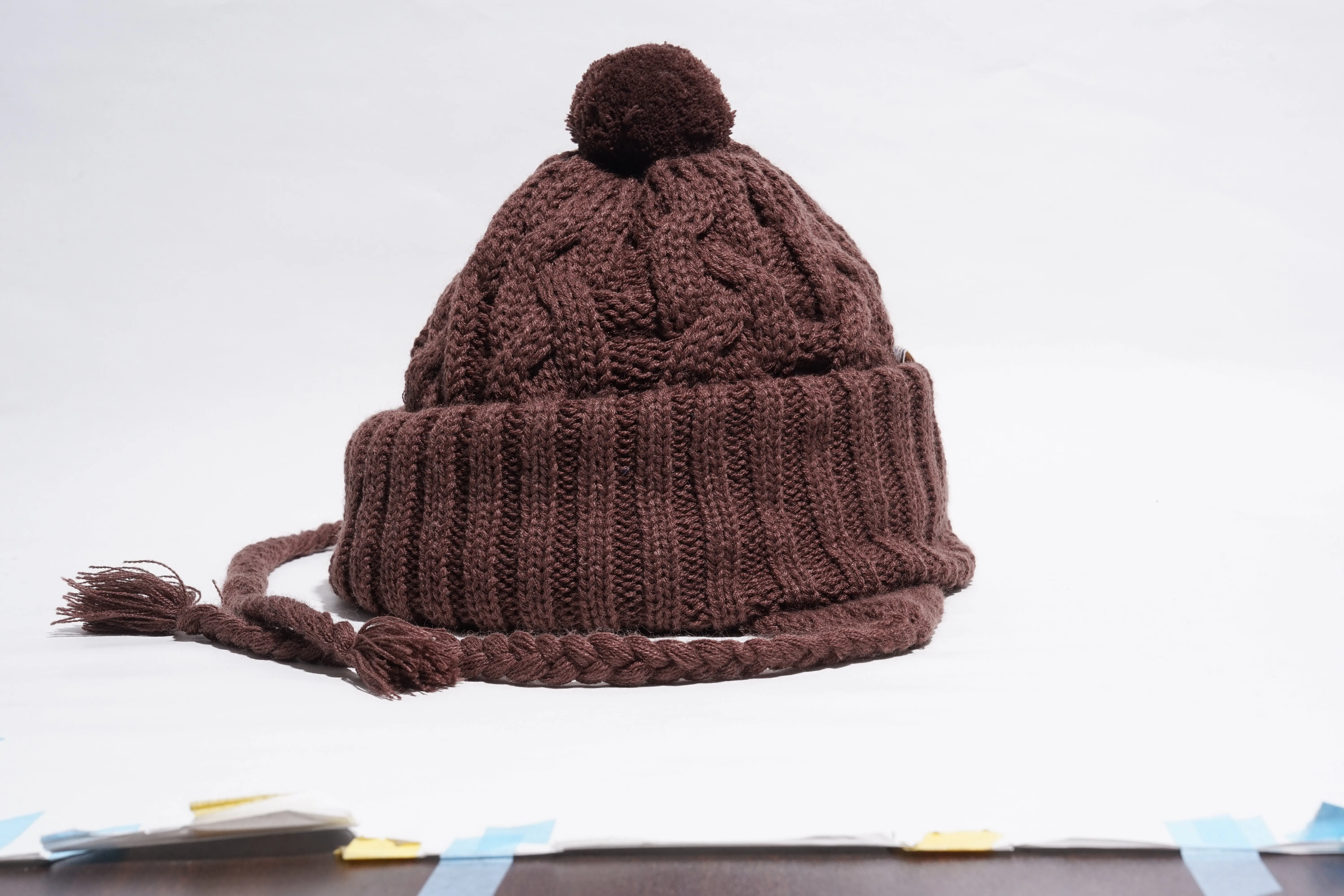 26AW COLLECTION - BIG CABLE EAR KNIT CAP sold by H.W. Dog & Co product image thumbnail 2