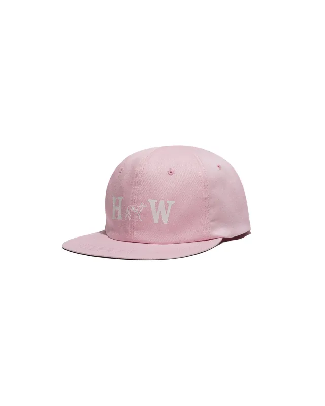 HW WASHED BIKERS CAP - Pink made by H.W. Dog & Co