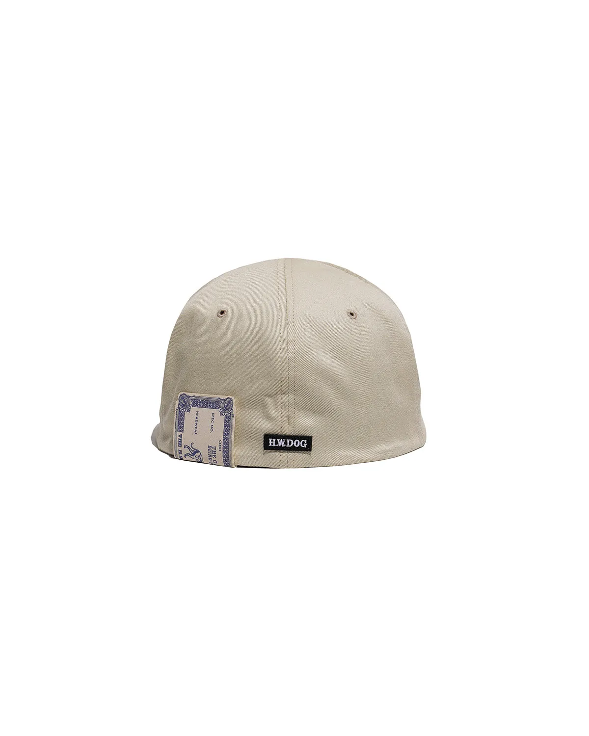 HW WASHED BIKERS CAP - Beige sold by H.W. Dog & Co product image thumbnail 5