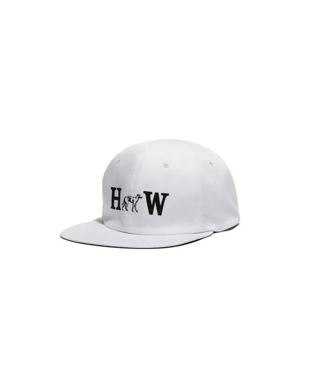 HW WASHED BIKERS CAP - White made by H.W. Dog & Co
