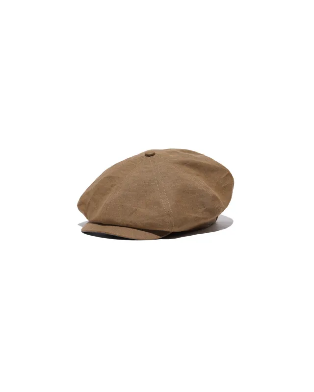 LINEN PAPER PK CAP - Beige made by H.W. Dog & Co