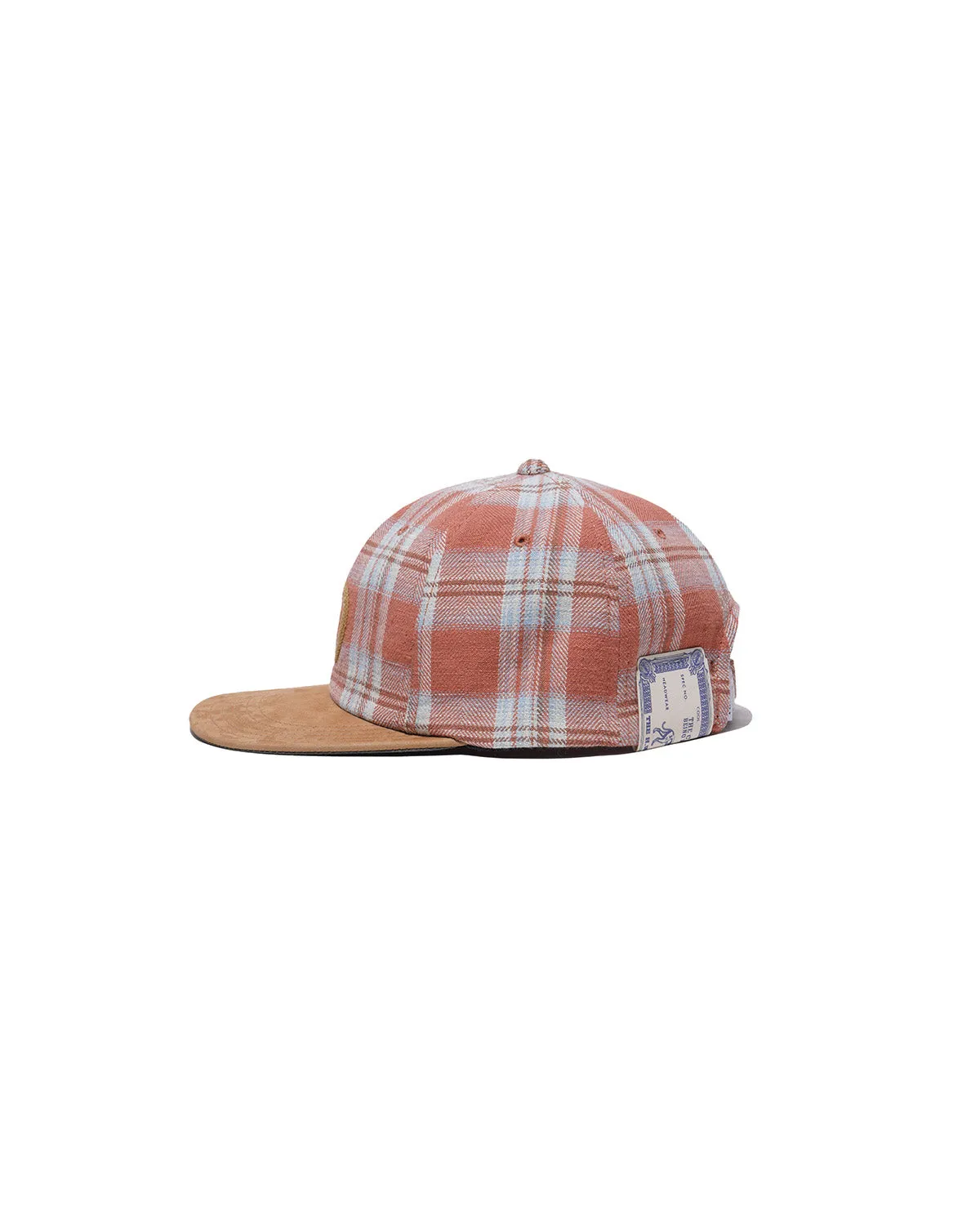 PLAID TWO TONE CAP - Red sold by H.W. Dog & Co product image thumbnail 4
