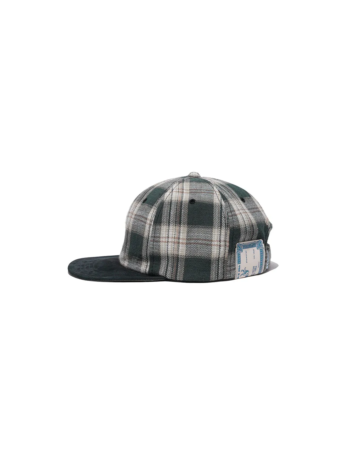 PLAID TWO TONE CAP - Black sold by H.W. Dog & Co product image thumbnail 4