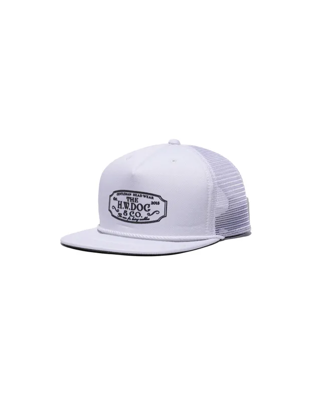 MESH TRUCKER CAP - White made by H.W. Dog & Co