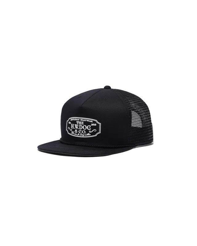 MESH TRUCKER CAP - Black made by H.W. Dog & Co