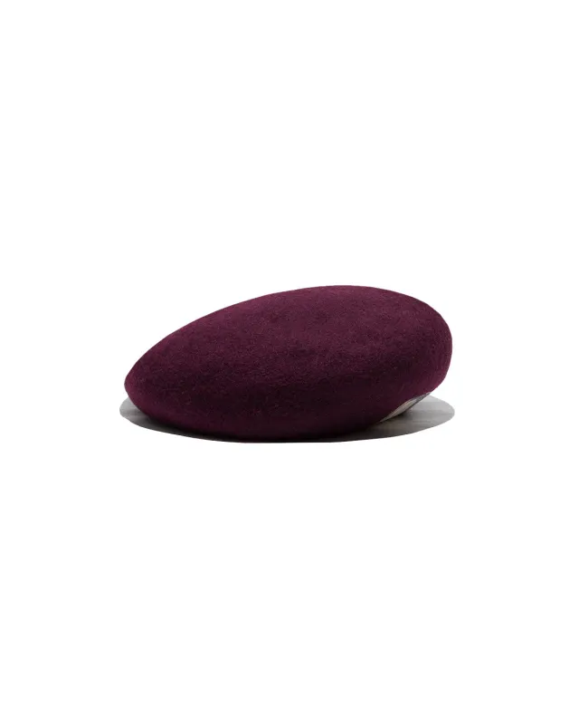 BASIC BERET-Wine made by H.W. Dog & Co