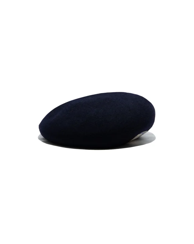 BERET-Navy made by H.W. Dog & Co