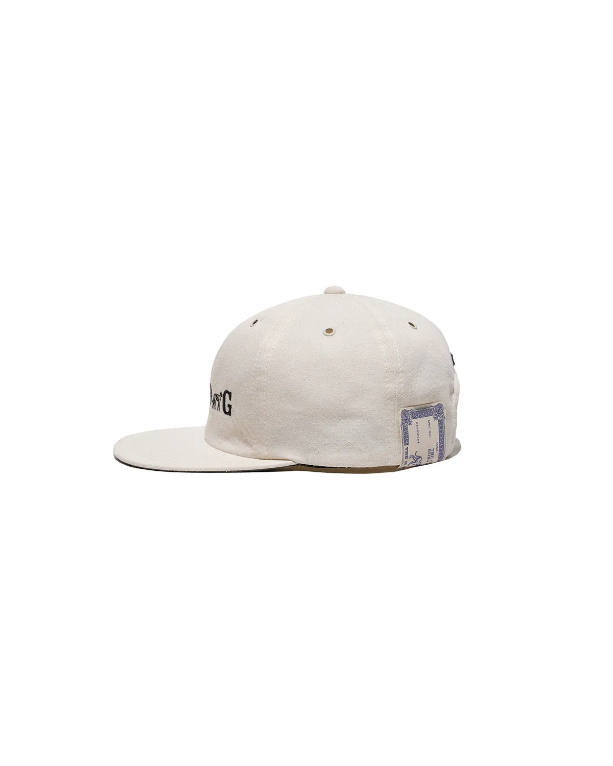 DENIM SKATE CAP - Natural sold by H.W. Dog & Co product image thumbnail 4